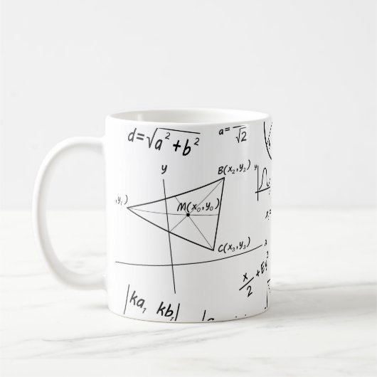 Brainy Whiteboard-Tasse Kaffeetasse (Links)