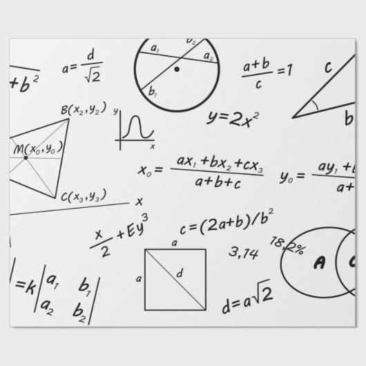 Brainy Whiteboard-Umhüllungspapier Geschenkpapier (Flach)