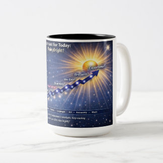 BrainyBright Weather!Mugs Zweifarbige Tasse