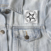 Braise Seitan Vegan Pentagram (dunkle Fassung) Button (Beispiel)