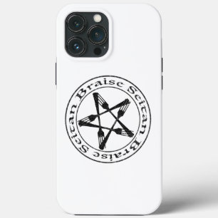 Braise Seitan Vegan Pentagram (dunkle Fassung) Case-Mate iPhone Hülle