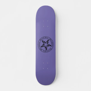 Braise Seitan Vegan Pentagram (dunkle Fassung) Skateboard