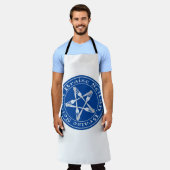 Braise Seitan Vegan Pentagram (Lichtversion) Schürze (Getragen)