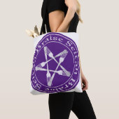 Braise Seitan Vegan Pentagram (Lichtversion) Tasche (Von Nahem)