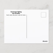 Brake for Moose Kancamagus Highway New Hampshire Postkarte (Rückseite)