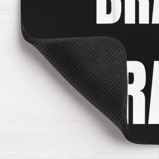 Brake! Funny Driving Instructor Ever  Mousepad (Ecke)