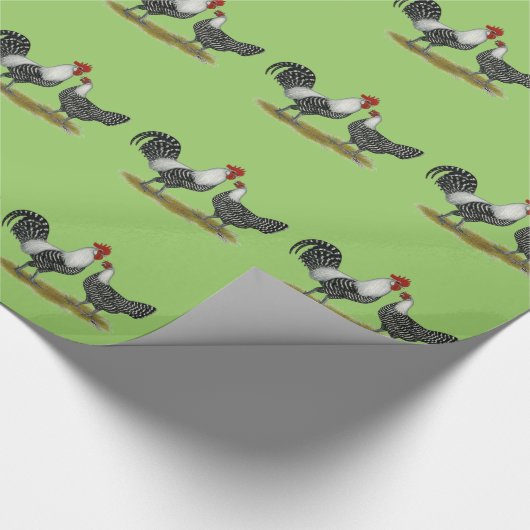 Brakel Chickens Geschenkpapier (Ecke)