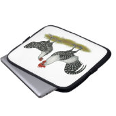 Brakel Chickens Laptopschutzhülle (Vorne Knopf)