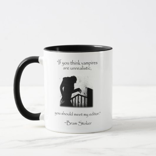 Bram Stoker - Dracula - Moderne Fehlzitate Tasse (Links)