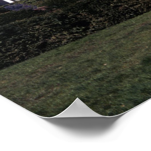 Bramall Hall Cheshire Postcard Poster (Ecke)