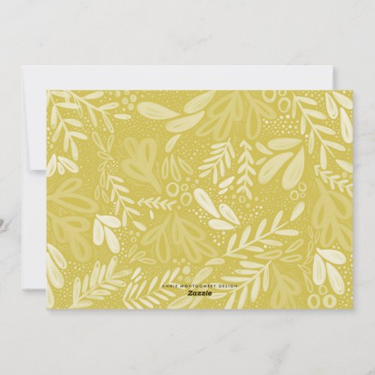 Bramble | Botanisches Foto Feiertagskarte (Rückseite)