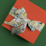 Bramble | Festive Botanical Holiday Satinband<br><div class="desc">Festive botanical pattern holiday ribbon.</div>