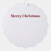 Bramble the Bear | Woodland Whimsy Ornament Karte (Rückseite)