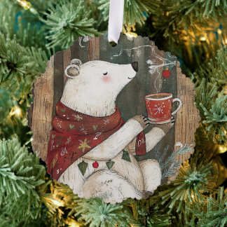 Bramble the Bear | Woodland Whimsy Ornament Karte