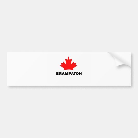 Brampton, Ontario Autoaufkleber (Vorne)