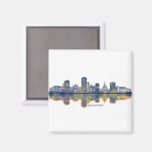 Brampton Skyline Magnet (Vorderseite/Rückseite)