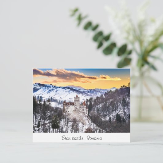 Bran Castle Postkarte (Stehend Vorderseite)