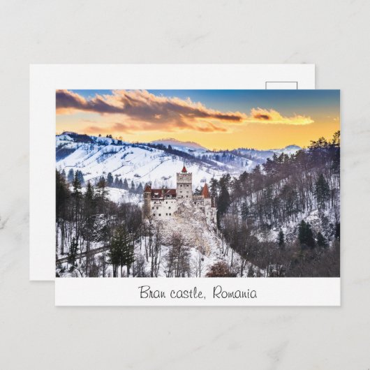 Bran Castle Postkarte (Vorne/Hinten)