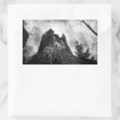 Bran Castle Rechteckiger Aufkleber (Tasche)