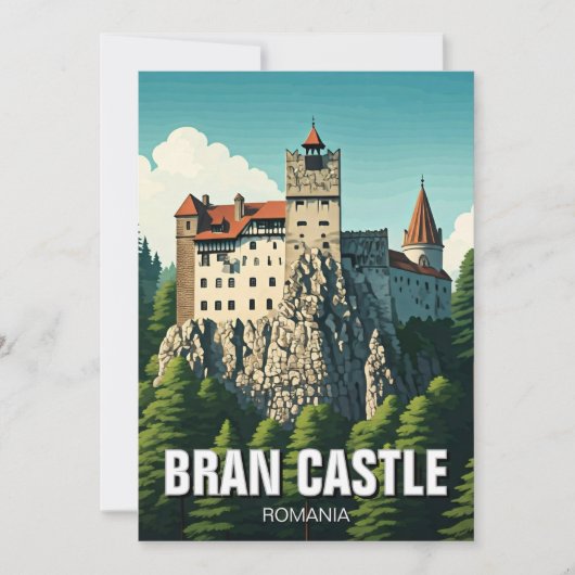Bran Castle Rumänien Feiertagskarte (Vorderseite)