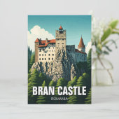 Bran Castle Rumänien Feiertagskarte (Stehend Vorderseite)
