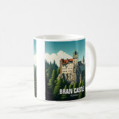 Bran Castle Rumänien Kaffeetasse (VorderseiteRechts)