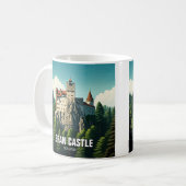 Bran Castle Rumänien Kaffeetasse (Vorderseite Links)