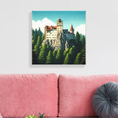 Bran Castle Rumänien Leinwanddruck (Insitu (Wohnzimmer))