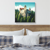 Bran Castle Rumänien Leinwanddruck (Insitu (Schlafzimmer))