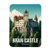 Bran Castle Rumänien Magnet (Vertikal)