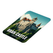 Bran Castle Rumänien Magnet (Linke Seite)