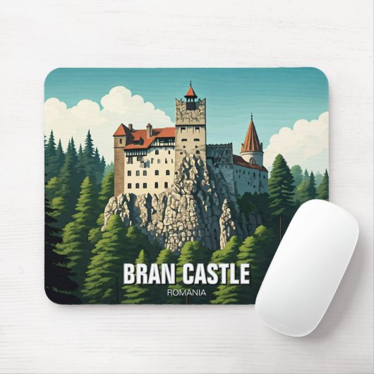 Bran Castle Rumänien Mousepad (Mit Mouse)