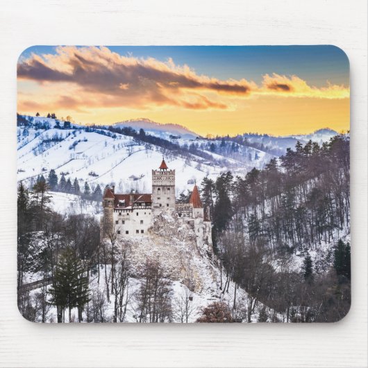 Bran Castle Rumänien Mousepad (Vorne)