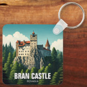 Bran Castle Rumänien Schlüsselanhänger (Rückseite)