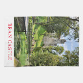 Bran Castle View Teetuch Geschirrtuch (Horizontal)