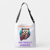 Bran Owl Nature's Stille Schönheit Tragetaschen Mit Langen Trägern (Rückseite)