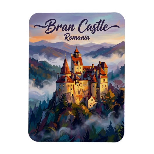 Bran-Schloss Rumänien Magnet (Vertikal)