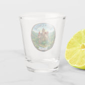 Bran-Schloss Rumänien Schnapsglas (Rückseite)