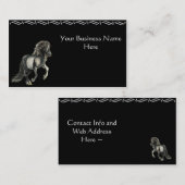 Brana, das isländische Pferd Visitenkarte (Vorne/Hinten)