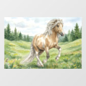 Brana Pinto Palomino Icelandic Watercolor Fensteraufkleber (Blatt)