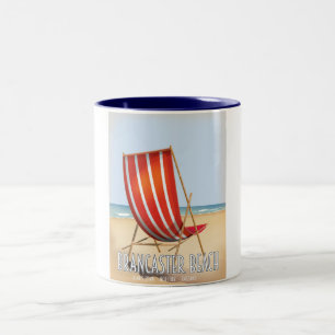 Brancaster Beach Zweifarbige Tasse