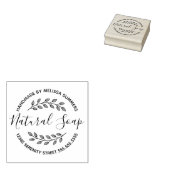 Branch Blätter Wreath Natural Soap Gummistempel (Stempel)