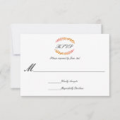 Branch Fall Wreath - 3x5 UAWG RSVP Karte (Vorderseite)