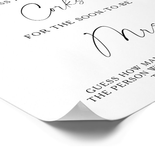 Branch Lemons - Raten Sie mal, wie viele Korks Poster (Ecke)