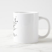 Branch of cherry blossoms Jumbo-Tasse (Rechts)