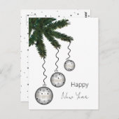 Branch of Christmas tree Postkarte (Vorne/Hinten)