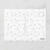 Branch of Christmas tree Postkarte (Rückseite)