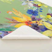 Branch watercolor seamless pattern. Image on white Sherpadecke (3/4)
