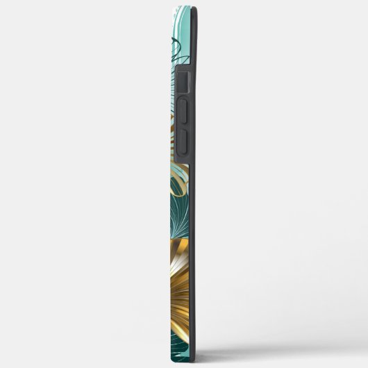 Branch with Golden Leaves Ginko Biloba Case-Mate iPhone Hülle (Rückseite / Links)