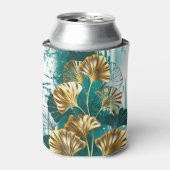 Branch with Golden Leaves Ginko Biloba Dosenkühler (Kanne Vorderseite)